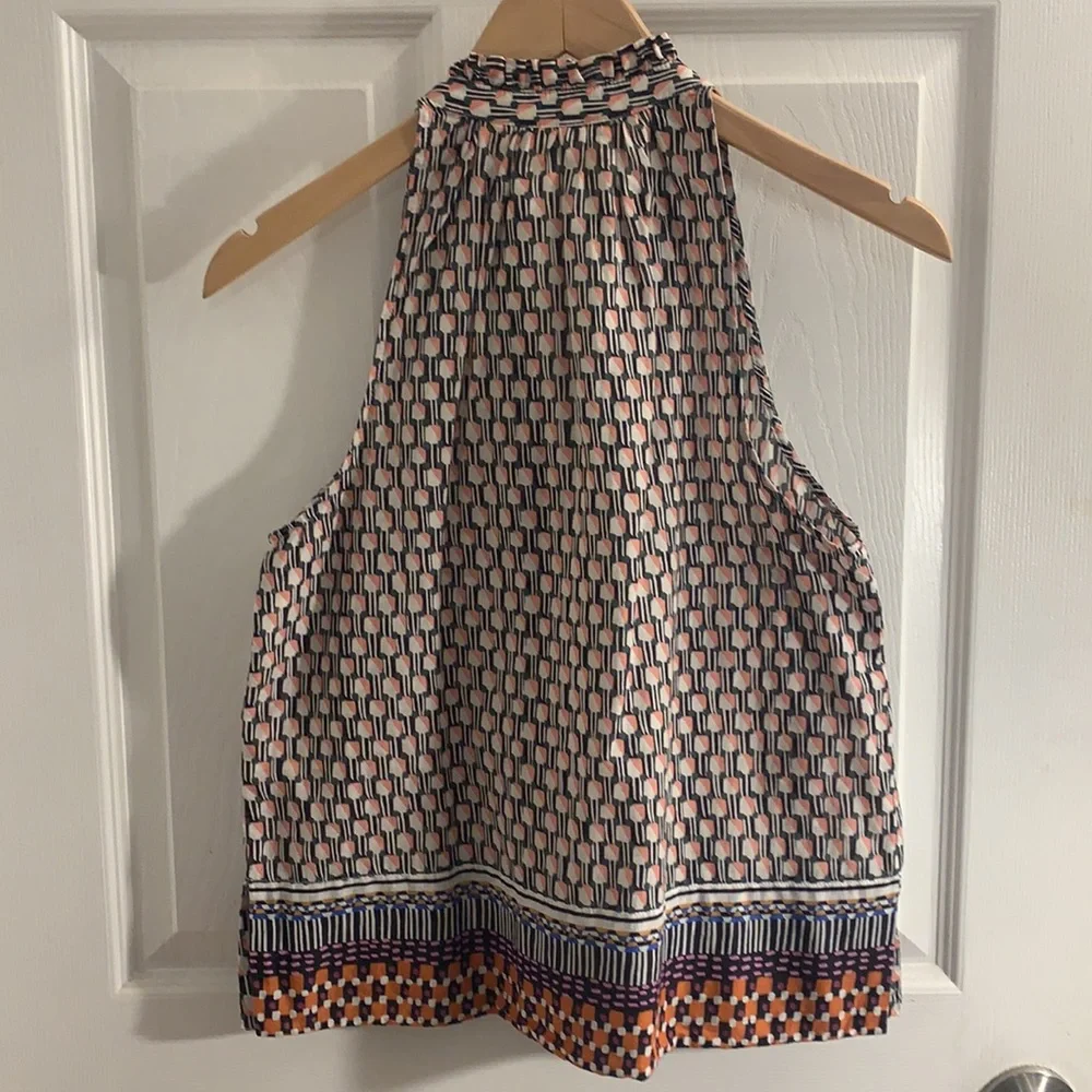 Maeve for Anthropologie Sleeveless Cotton Blouse, Size XS - Picture 3 of 15